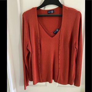 Two piece cardigan sweater set size 18-20